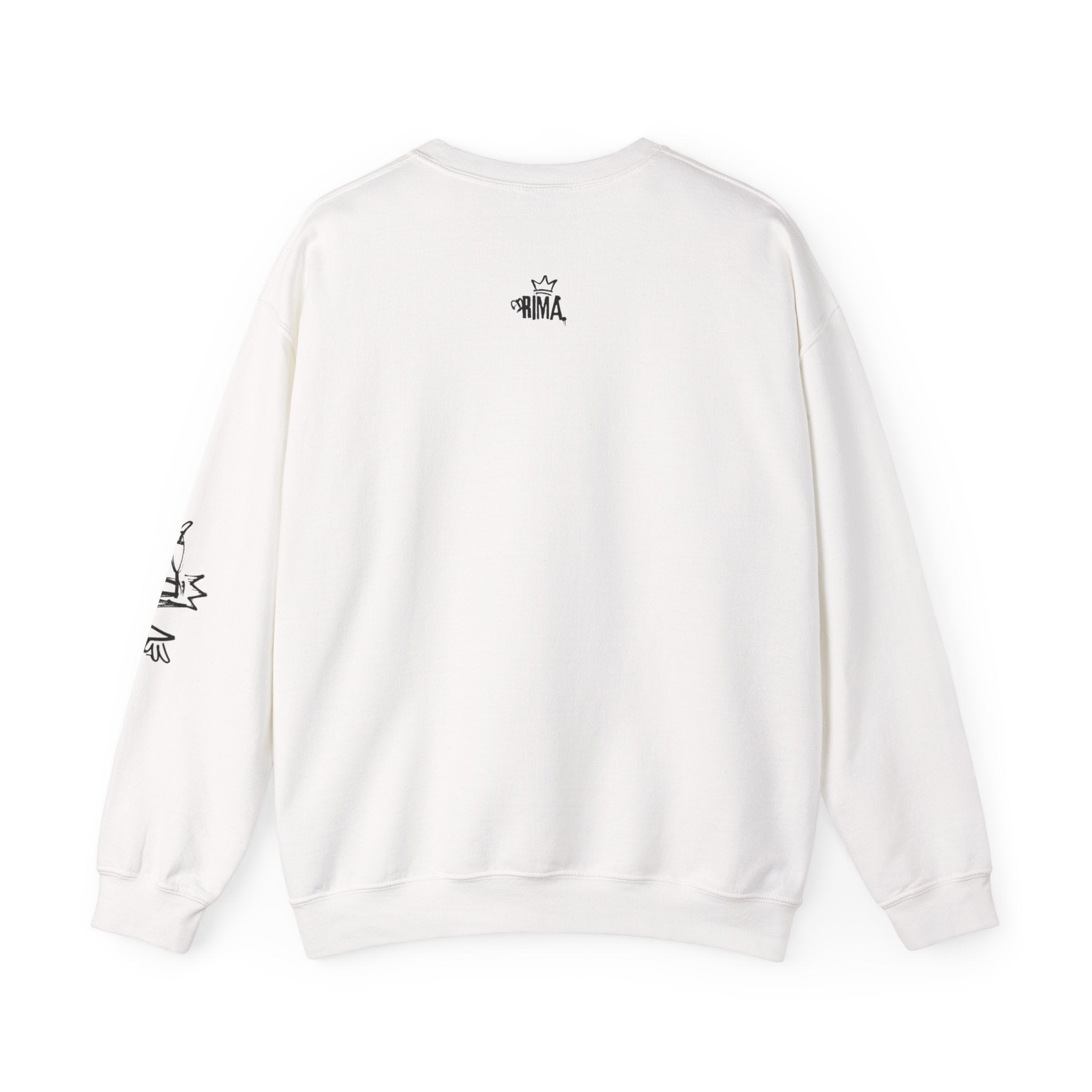 Demon Smiley Crewneck Sweatshirt – Grunge Devil Emoticon Graphic