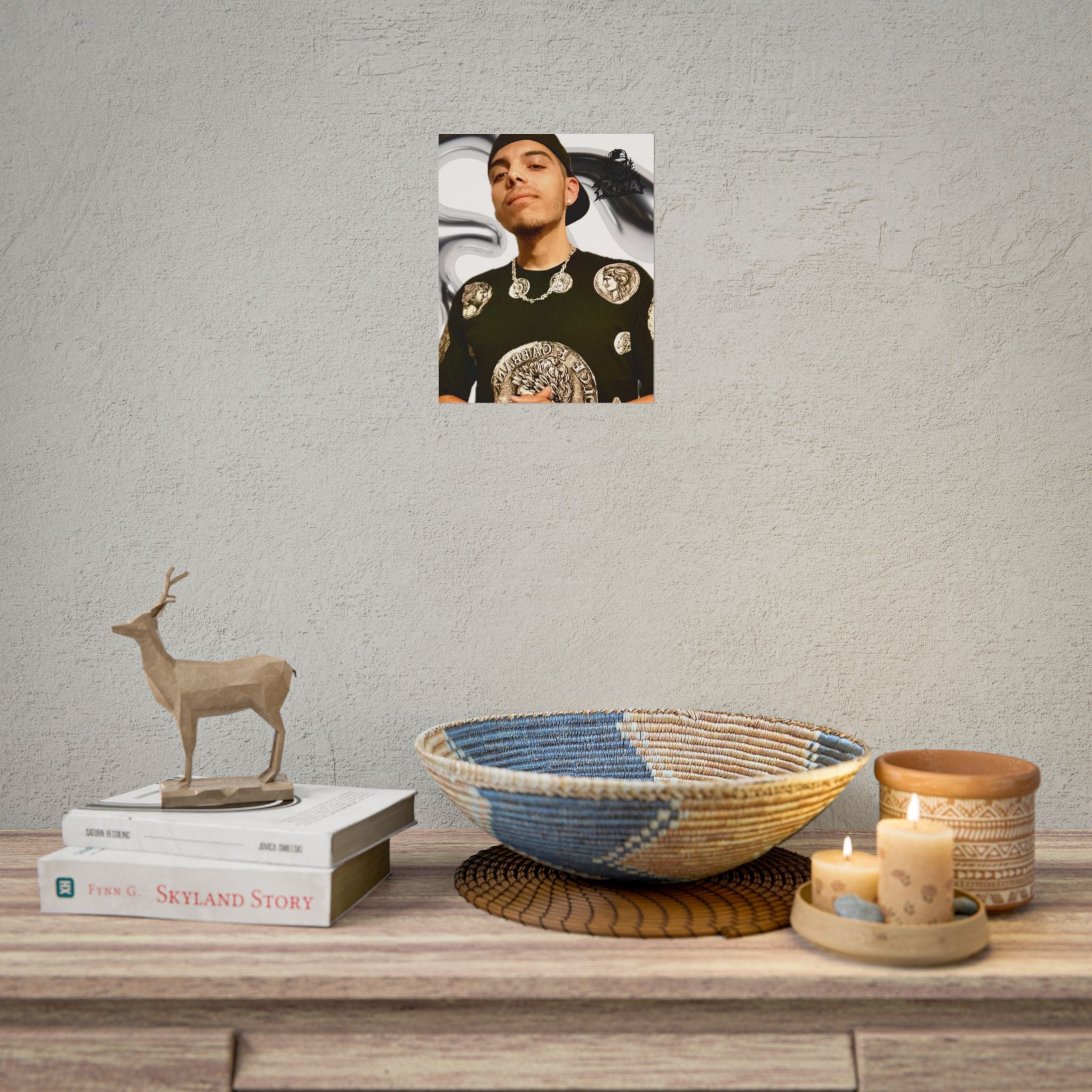 Urban Portrait Rolled Poster — Hip-Hop Photo Wall Art