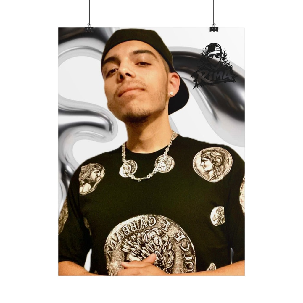 Urban Portrait Rolled Poster — Hip-Hop Photo Wall Art