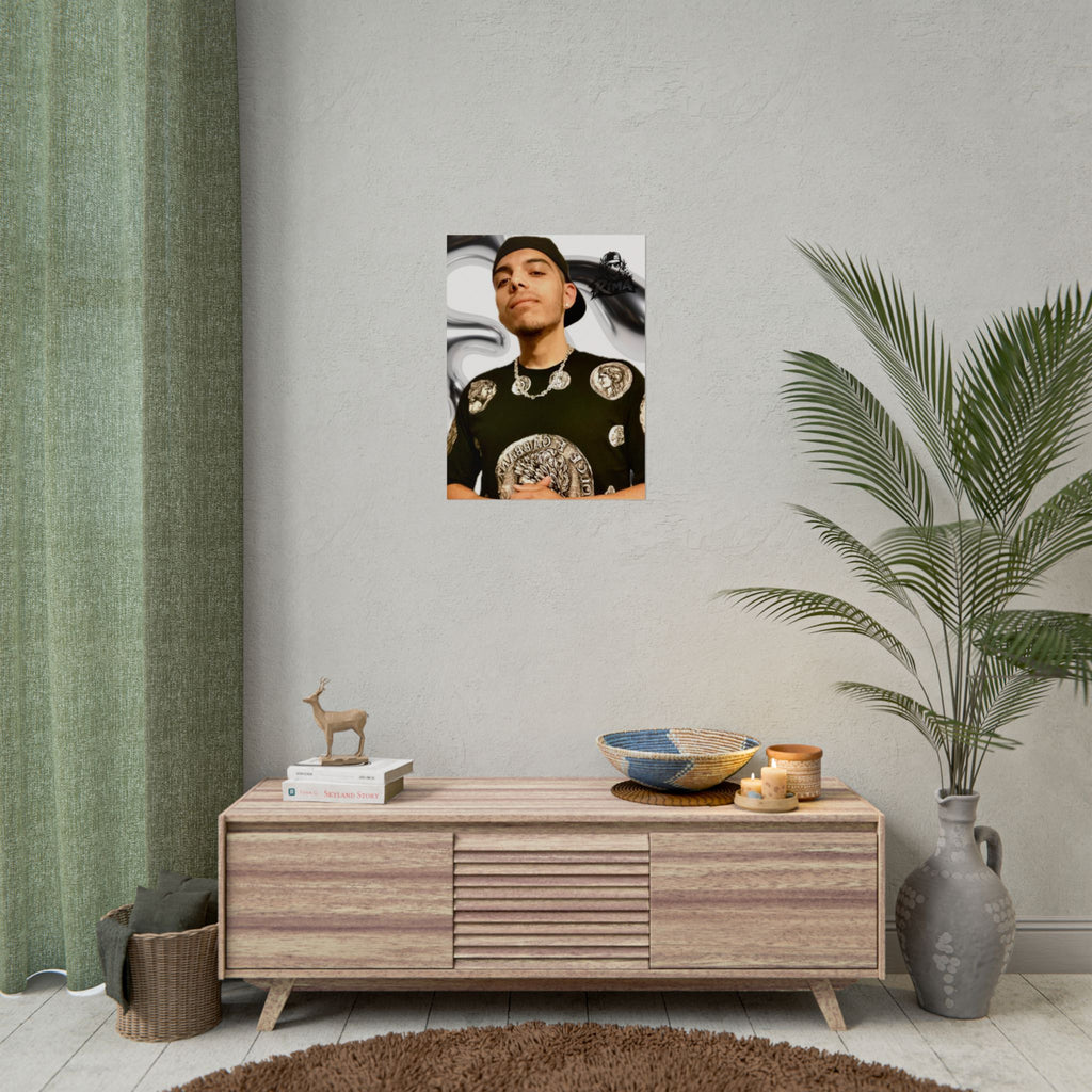 Urban Portrait Rolled Poster — Hip-Hop Photo Wall Art