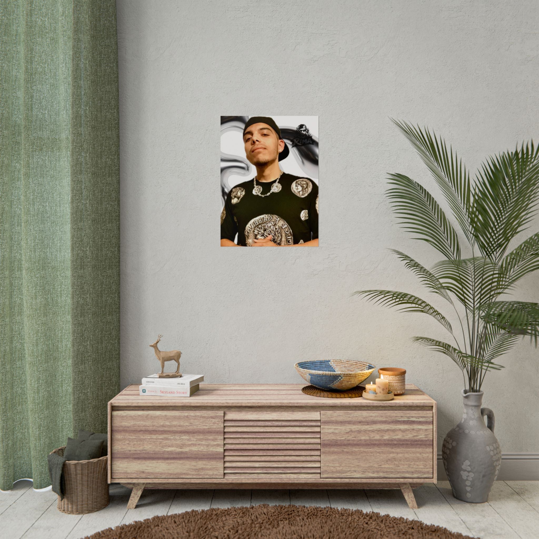 Urban Portrait Rolled Poster — Hip-Hop Photo Wall Art