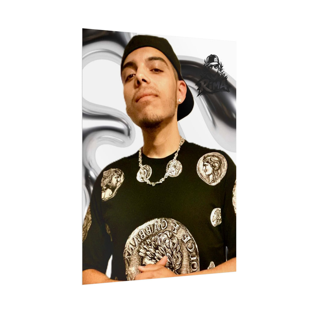 Urban Portrait Rolled Poster — Hip-Hop Photo Wall Art