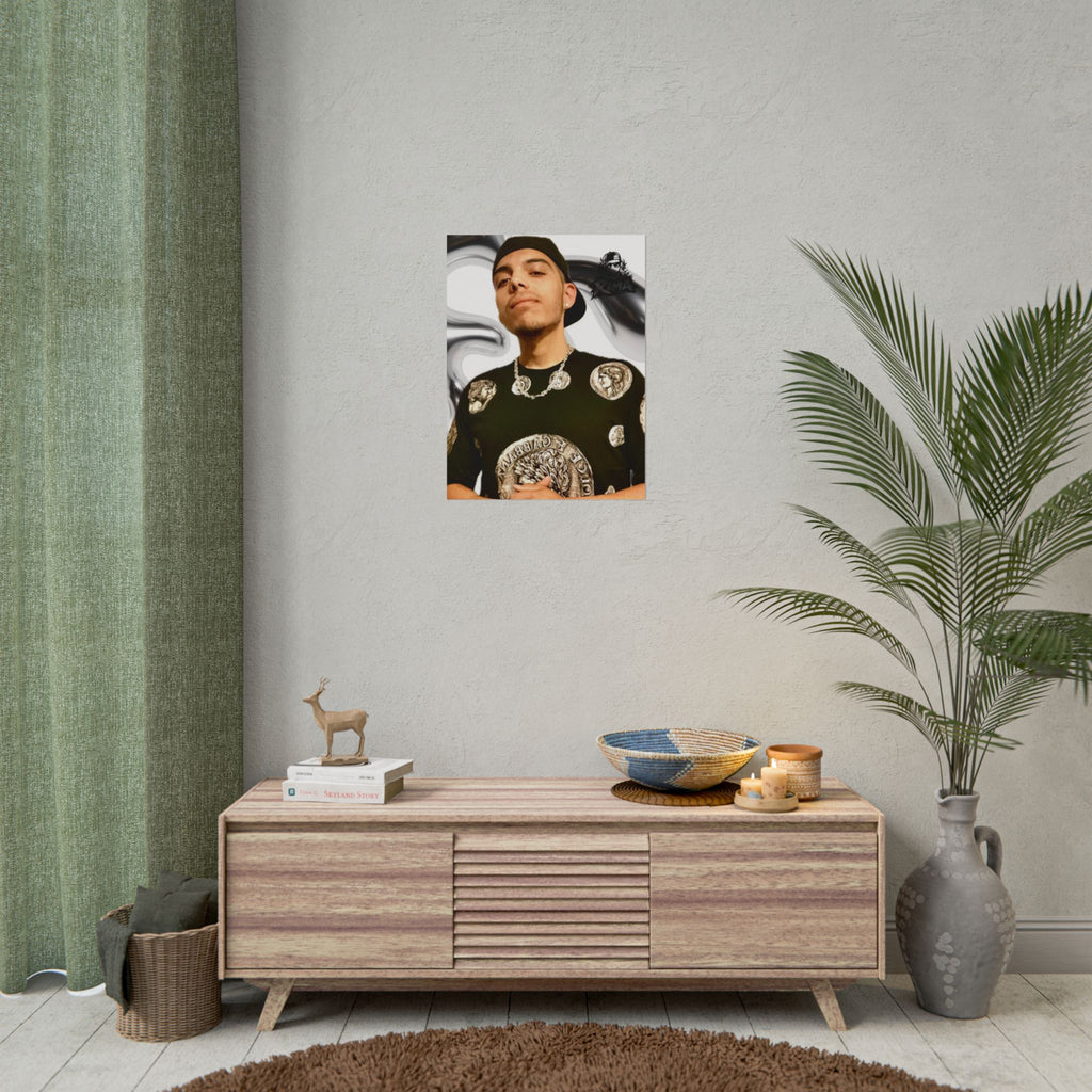 Urban Portrait Rolled Poster — Hip-Hop Photo Wall Art