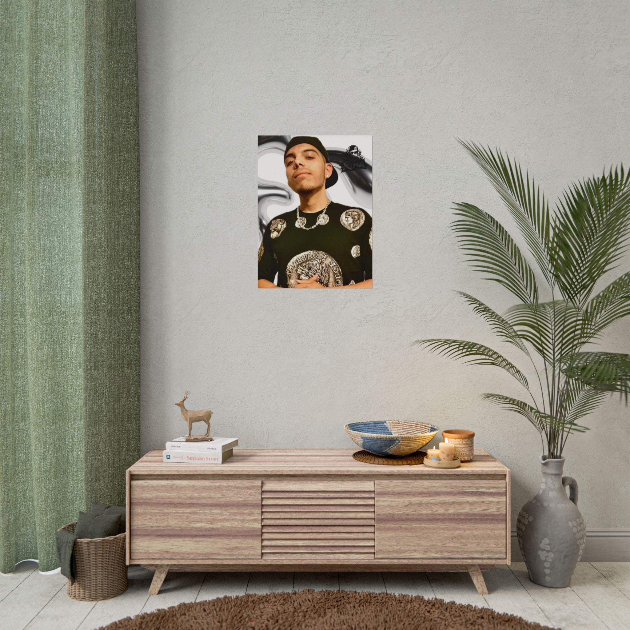 Urban Portrait Rolled Poster — Hip-Hop Photo Wall Art