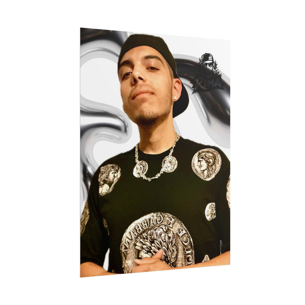 Urban Portrait Rolled Poster — Hip-Hop Photo Wall Art