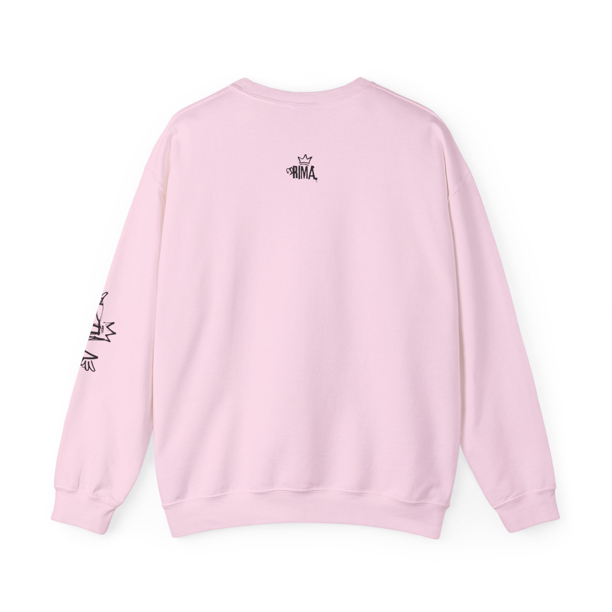 Demon Smiley Crewneck Sweatshirt – Grunge Devil Emoticon Graphic